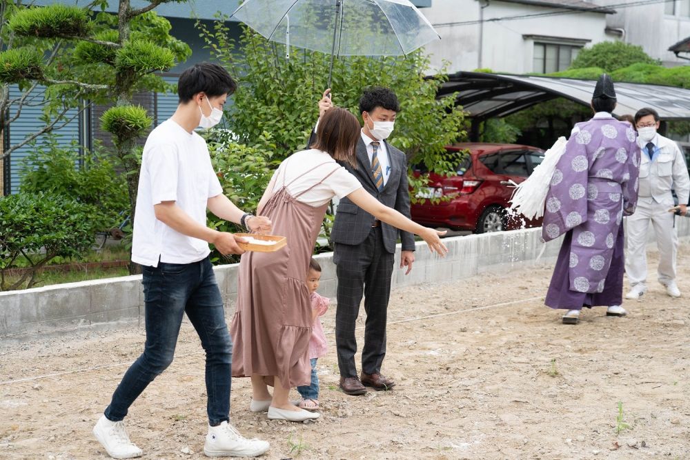 「那珂川市07」注文住宅現場リポート①【地鎮祭】