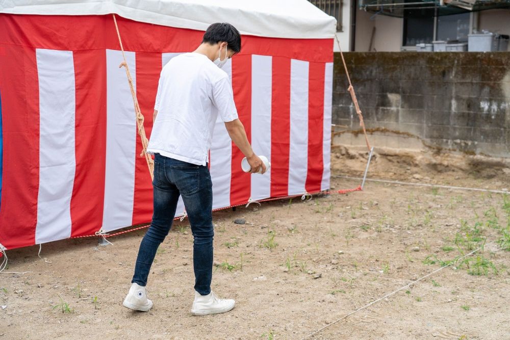 福岡県那珂川市07　注文住宅建築現場リポート①　～地鎮祭～