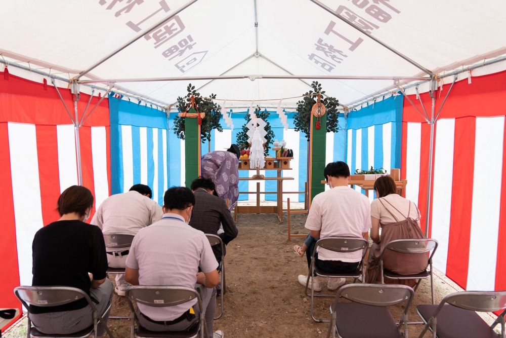 「那珂川市07」注文住宅現場リポート①【地鎮祭】