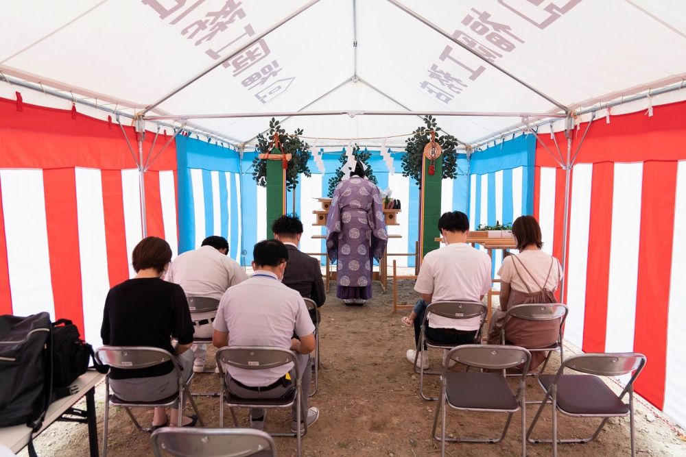 福岡県那珂川市07　注文住宅建築現場リポート①　～地鎮祭～