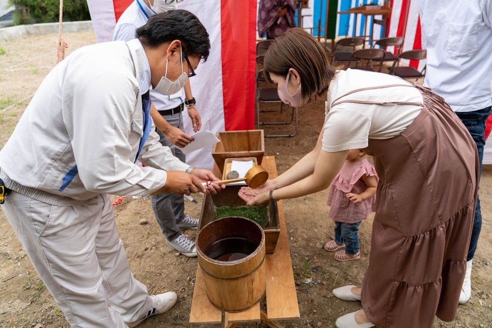 福岡県那珂川市07　注文住宅建築現場リポート①　～地鎮祭～