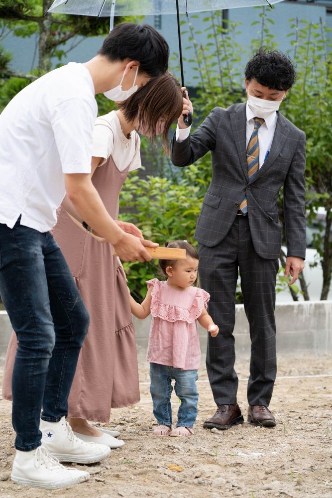 福岡県那珂川市07　注文住宅建築現場リポート①　～地鎮祭～