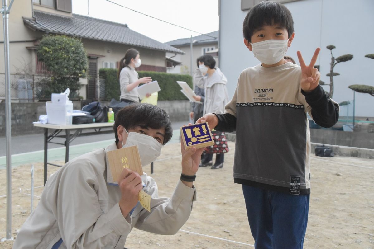 福岡市早良区野芥02　注文住宅建築現場リポート①　～地鎮祭～