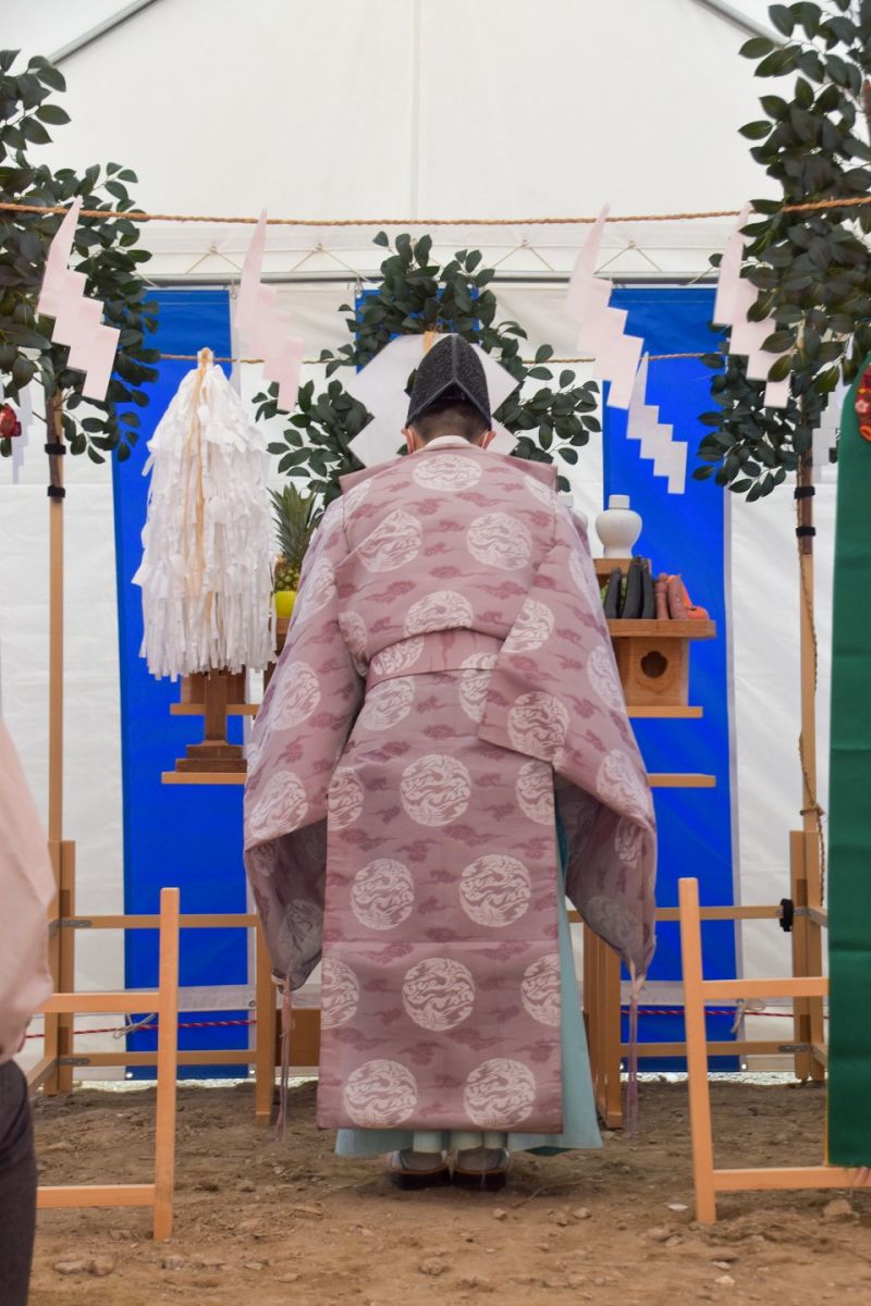 「福岡市早良区野芥02」注文住宅現場リポート①【地鎮祭】