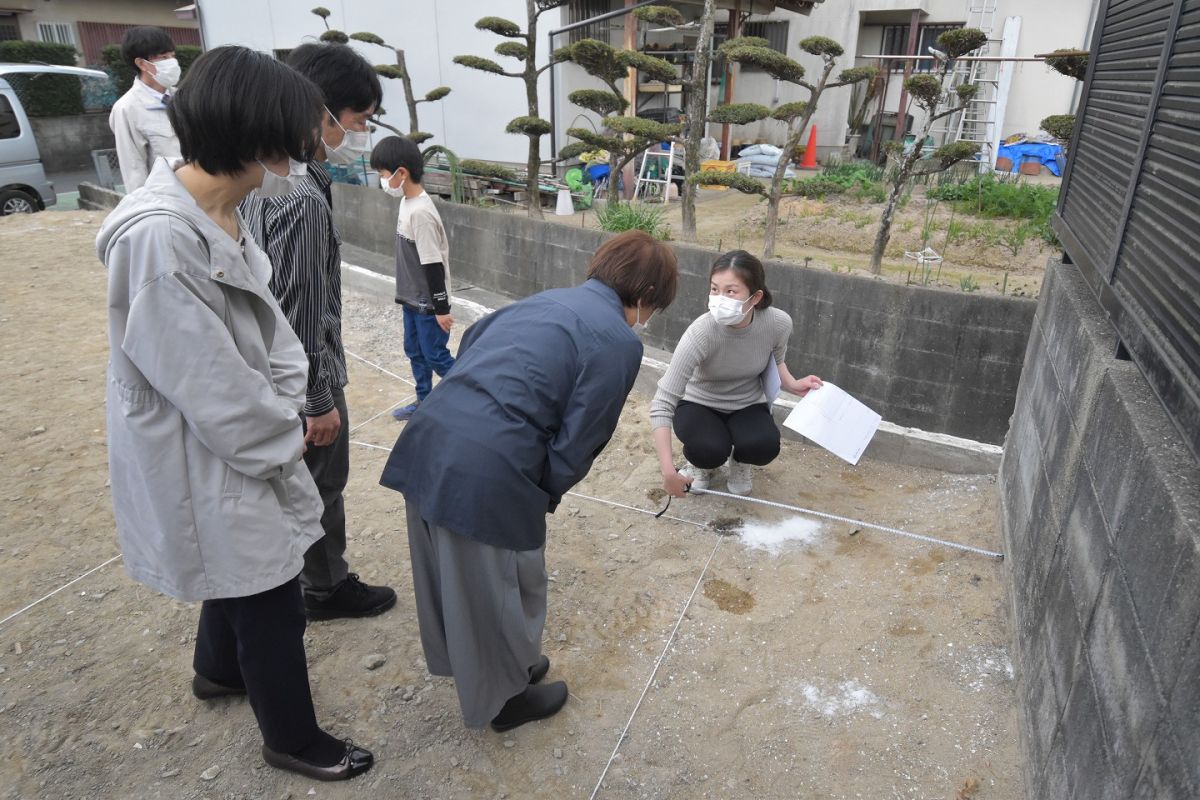 福岡市早良区野芥02　注文住宅建築現場リポート①　～地鎮祭～