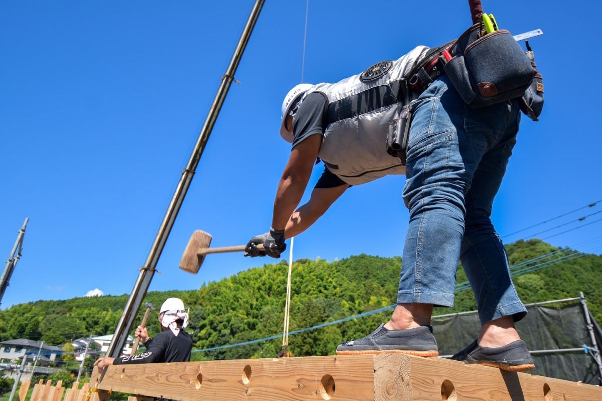 福岡県筑紫野市11　注文住宅建築現場リポート④　～上棟式・前編〜