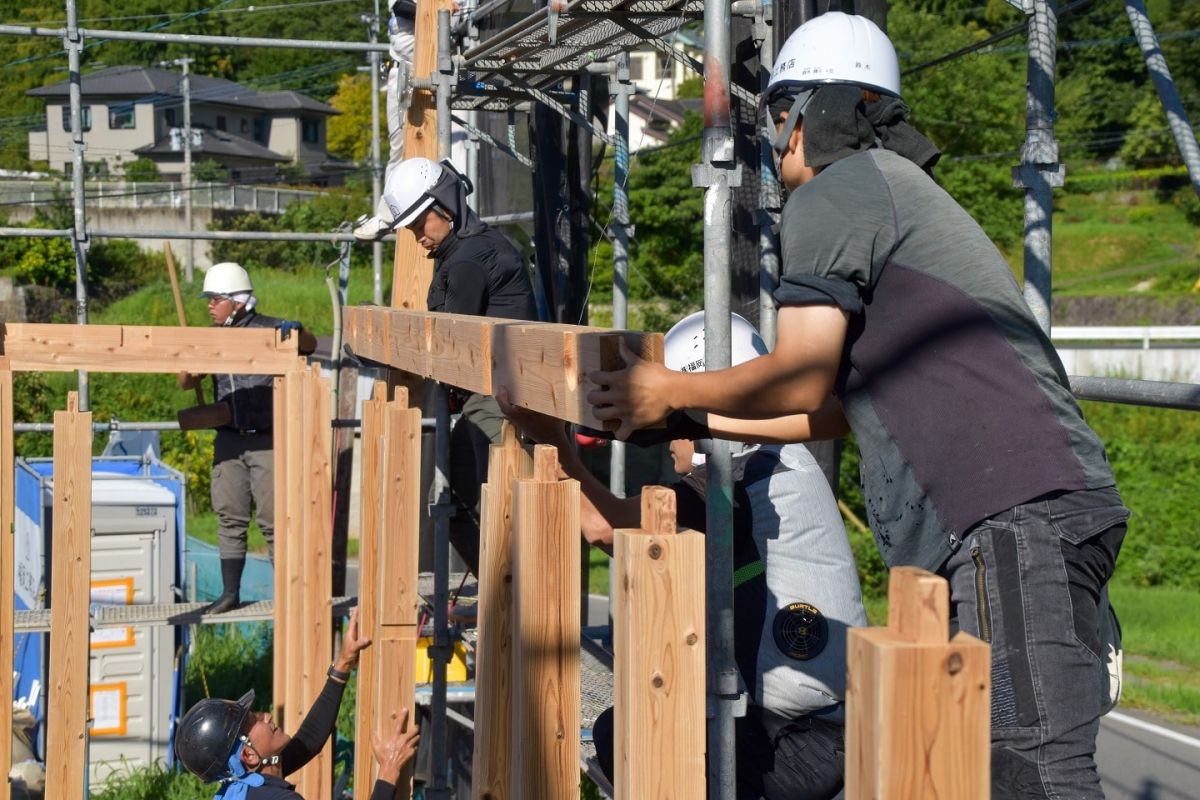 福岡県筑紫野市11　注文住宅建築現場リポート④　～上棟式・前編〜