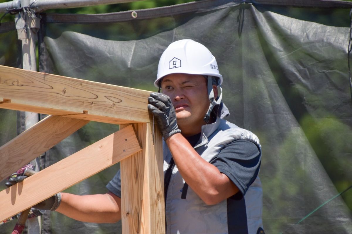 福岡県筑紫野市11　注文住宅建築現場リポート④　～上棟式・前編〜