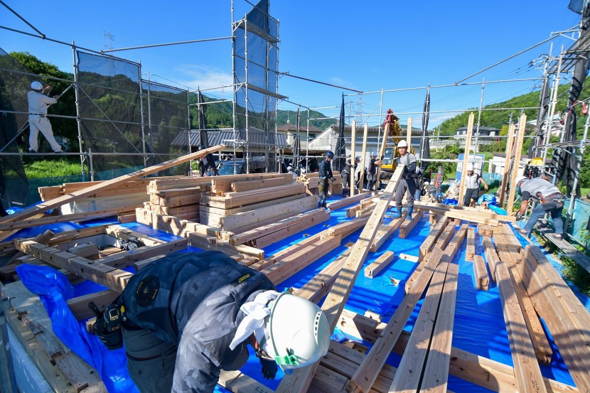 「筑紫野市11」注文住宅現場リポート④【上棟式】