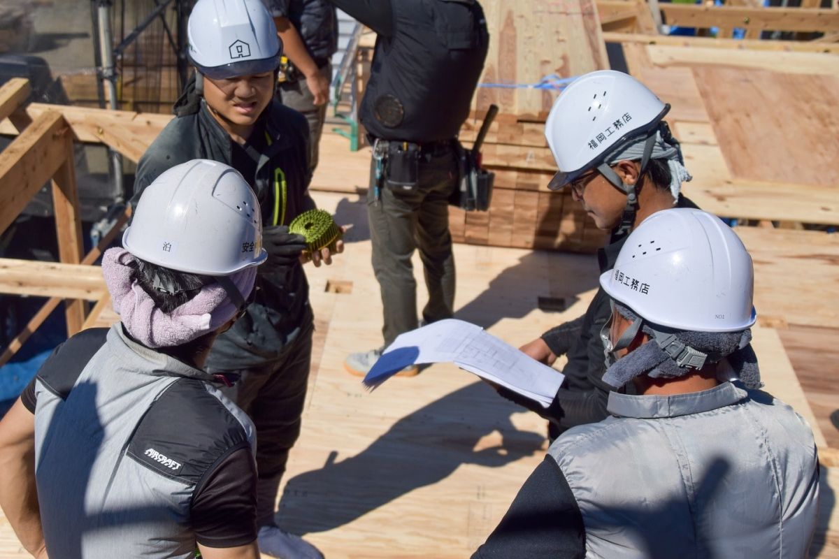 福岡県筑紫野市11　注文住宅建築現場リポート④　～上棟式・前編〜