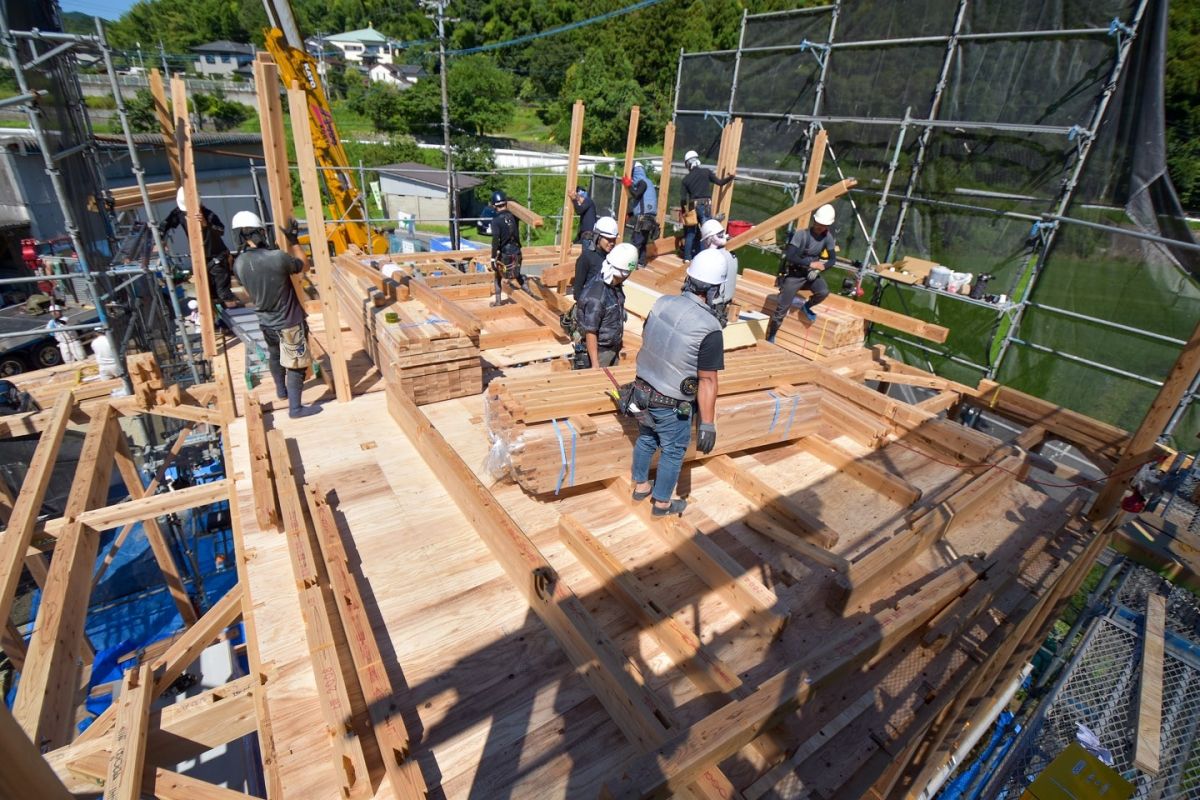「筑紫野市11」注文住宅現場リポート④【上棟式】