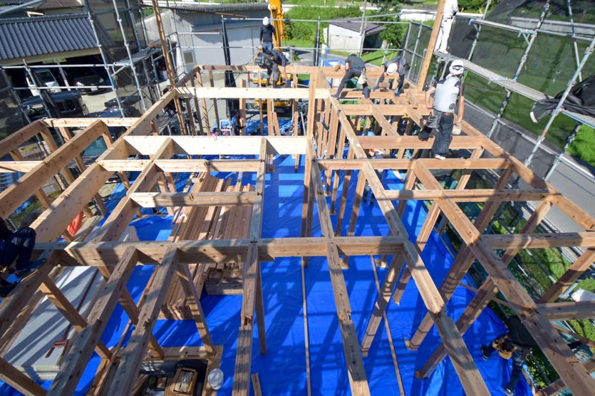 「筑紫野市11」注文住宅現場リポート④【上棟式】