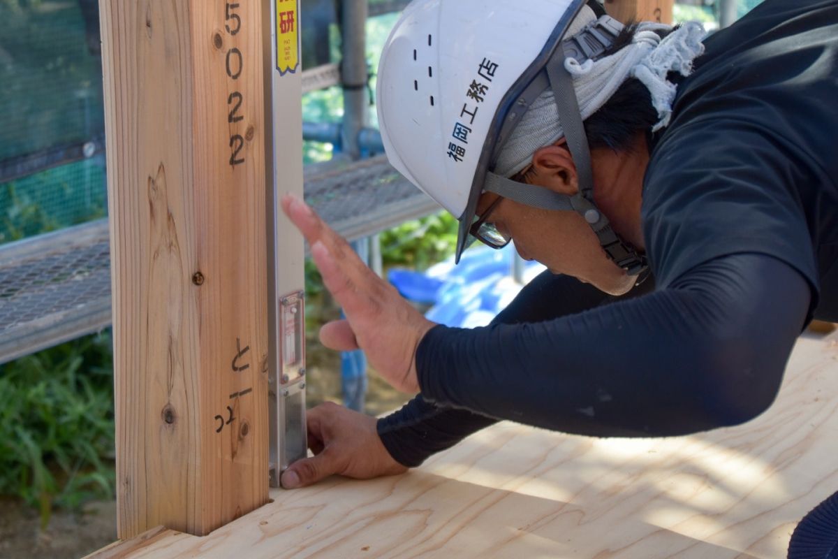 福岡県筑紫野市11　注文住宅建築現場リポート④　～上棟式・前編〜