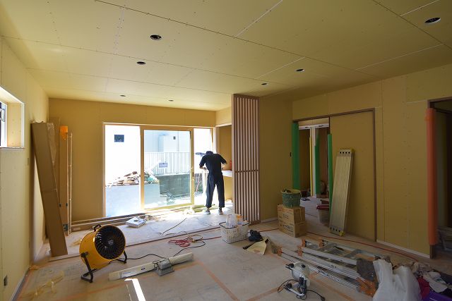「春日市05」注文住宅現場リポート⑨【内装工事】【クロス】