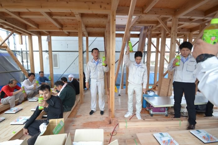「福岡市南区02」注文住宅現場リポート⑤【上棟式】