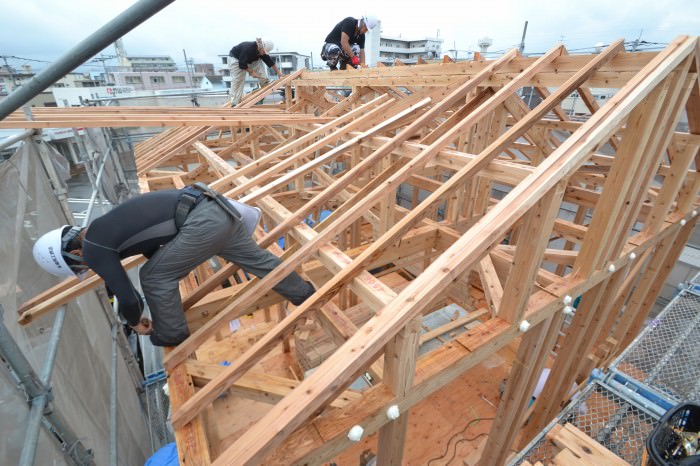 福岡市南区02　注文住宅建築現場リポート⑤　～上棟式～