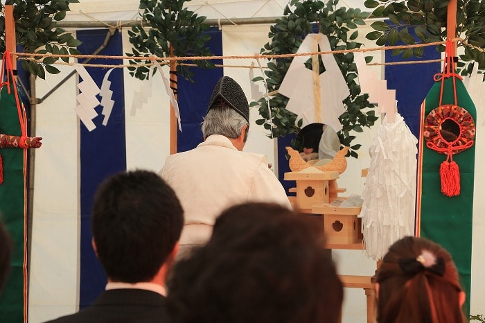 「筑紫野市杉塚01」注文住宅現場リポート①【地鎮祭】