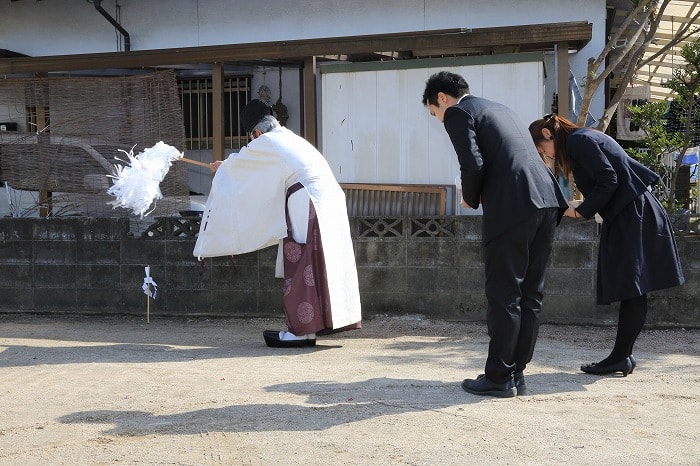 「筑紫野市杉塚01」注文住宅現場リポート①【地鎮祭】