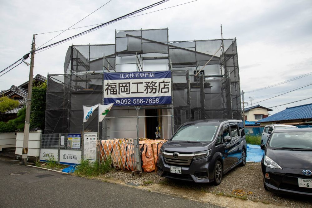 「福岡市東区青葉01」注文住宅現場リポート⑧【木工事】【床材】