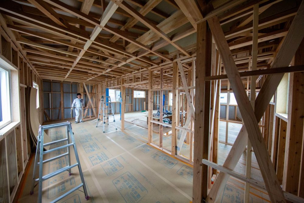 「福岡市東区青葉01」注文住宅現場リポート⑧【木工事】【床材】