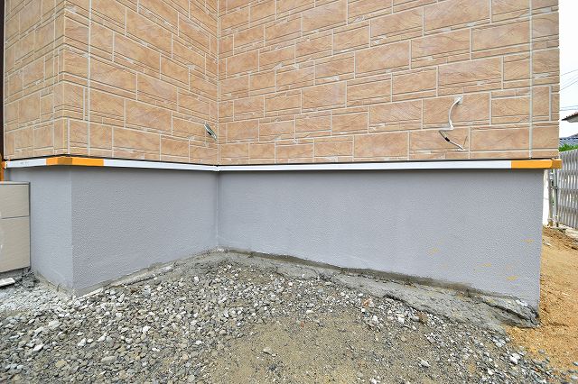 「福岡市早良区04」注文住宅現場リポート⑧【左官工事】【基礎巾木】