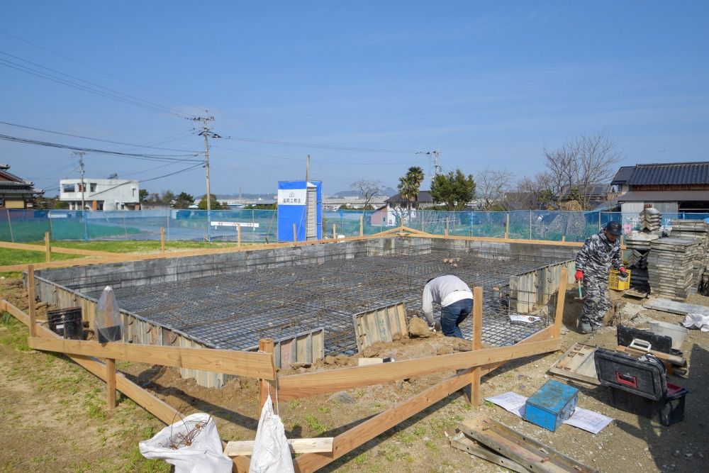 「福岡市西区飯氏01」注文住宅現場リポート②【基礎工事】【型枠】