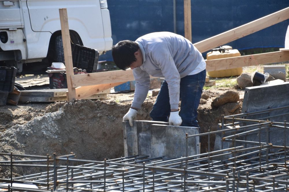 「福岡市西区飯氏01」注文住宅現場リポート②【基礎工事】【型枠】