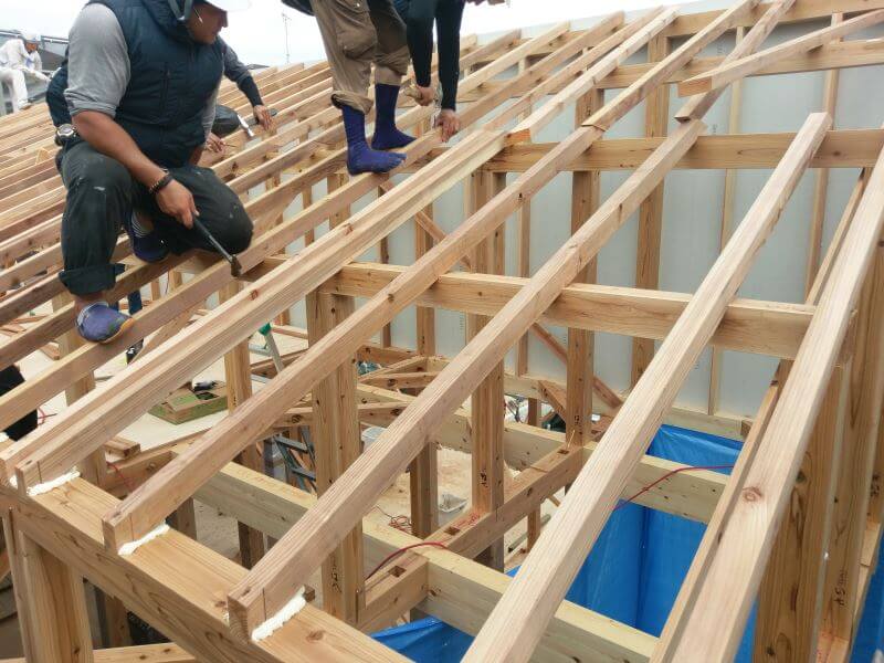 「福岡市南区老司02」注文住宅現場リポート⑤【上棟式】