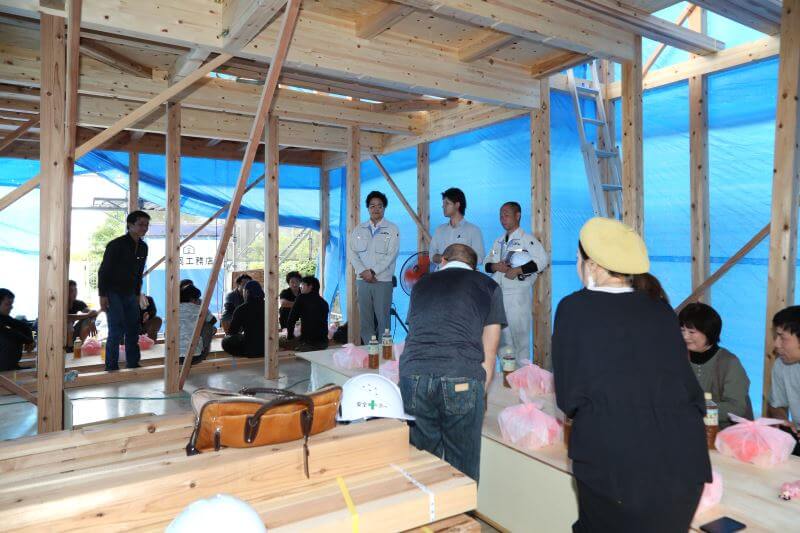 「福岡市南区老司02」注文住宅現場リポート⑤【上棟式】