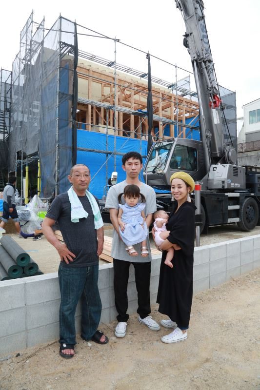 「福岡市南区老司02」注文住宅現場リポート⑤【上棟式】