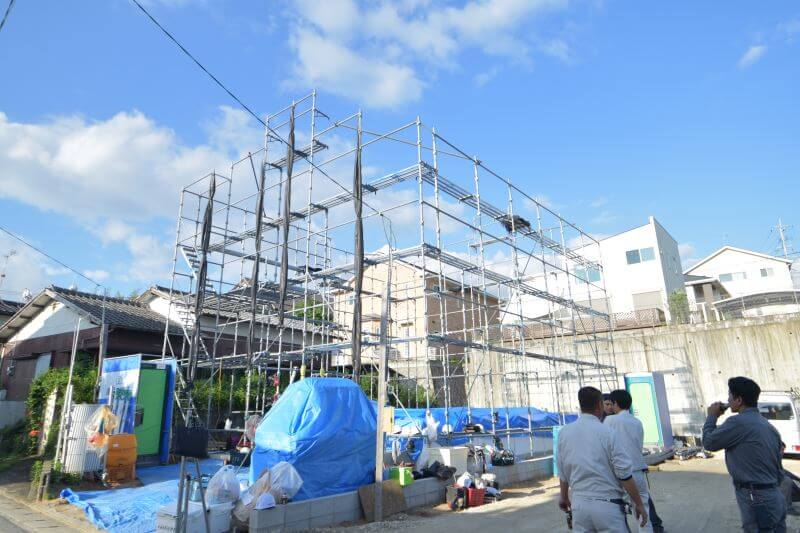 福岡市南区老司02　注文住宅建築現場リポート⑤　～上棟式～