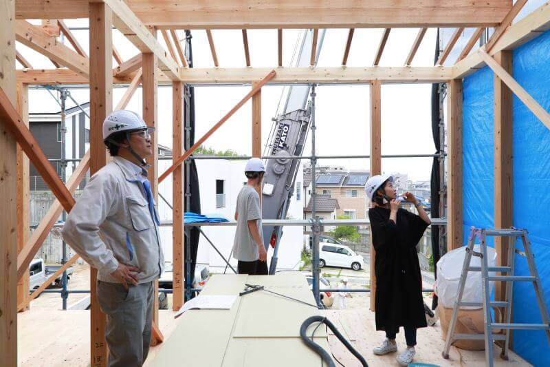 「福岡市南区老司02」注文住宅現場リポート⑤【上棟式】
