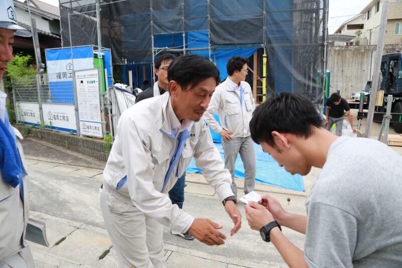 福岡市南区老司02　注文住宅建築現場リポート⑤　～上棟式～