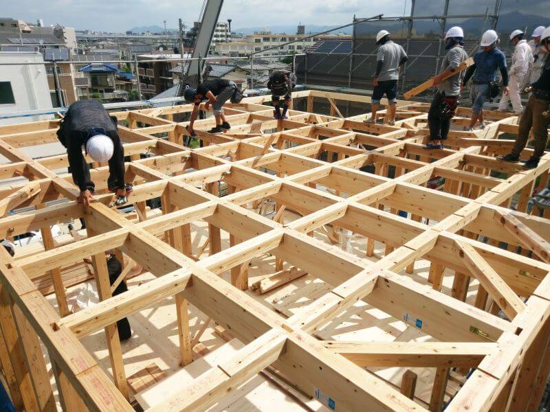 「福岡市南区老司02」注文住宅現場リポート⑤【上棟式】