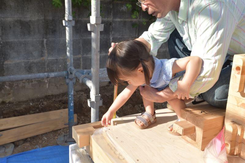 福岡市南区老司02　注文住宅建築現場リポート⑤　～上棟式～