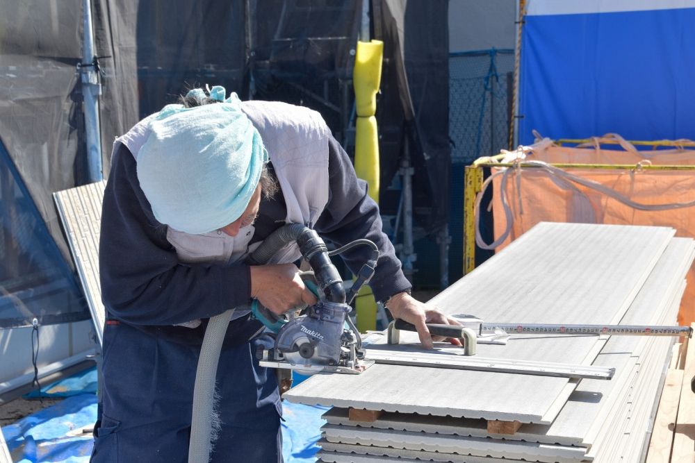 「福岡市早良区飯倉01」注文住宅現場リポート⑤【外装工事】【サイディング】