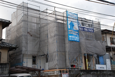 福岡県筑紫野市塔原東01　注文住宅建築現場リポート⑫