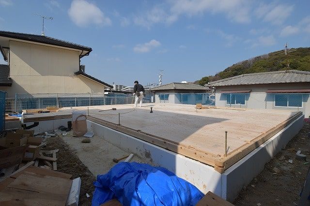 「福岡市南区13」注文住宅現場リポート⑤【木工事】【土台敷き】