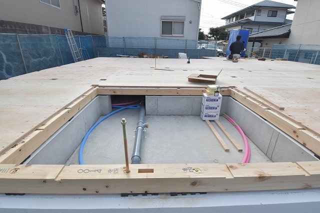 「福岡市南区13」注文住宅現場リポート⑤【木工事】【土台敷き】