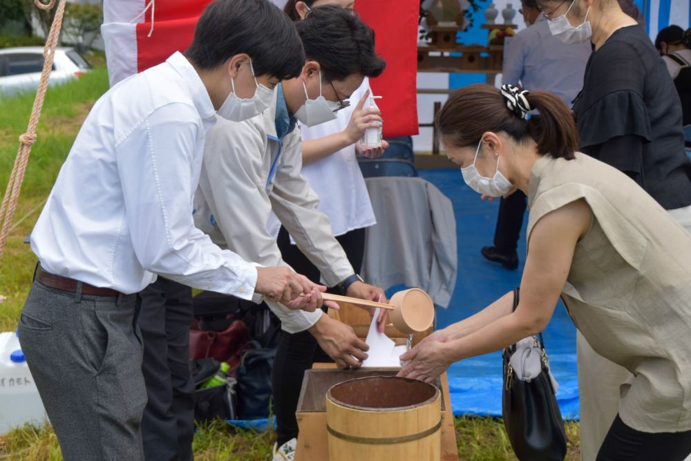 福岡県朝倉市01　注文住宅建築現場リポート①　～地鎮祭～