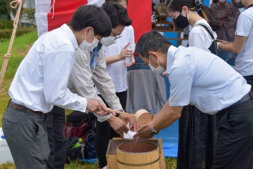 福岡県朝倉市01　注文住宅建築現場リポート①　～地鎮祭～