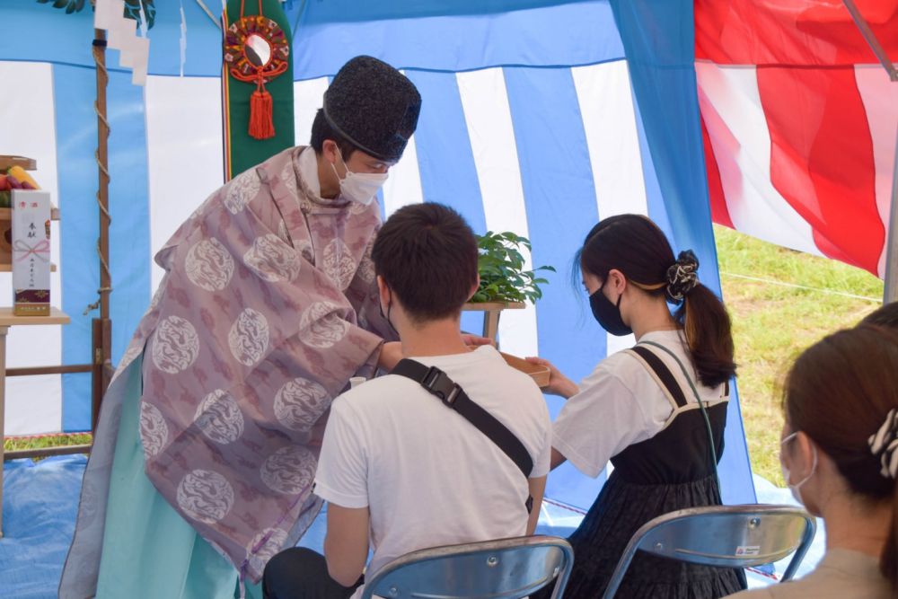 福岡県朝倉市01　注文住宅建築現場リポート①　～地鎮祭～