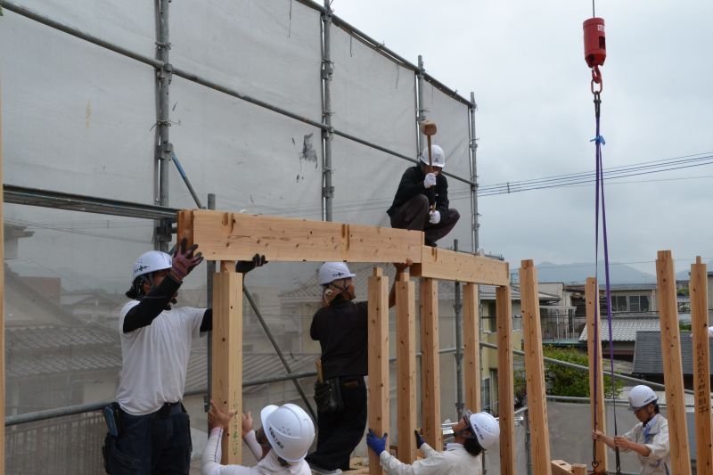 福岡県宗像市田熊01　注文住宅建築現場リポート④　～上棟式～