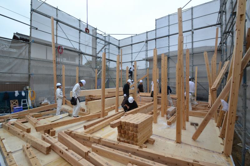 「宗像市田熊01」注文住宅現場リポート④【上棟式】