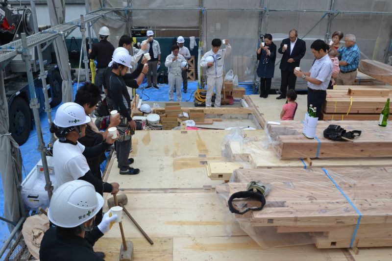 「宗像市田熊01」注文住宅現場リポート④【上棟式】