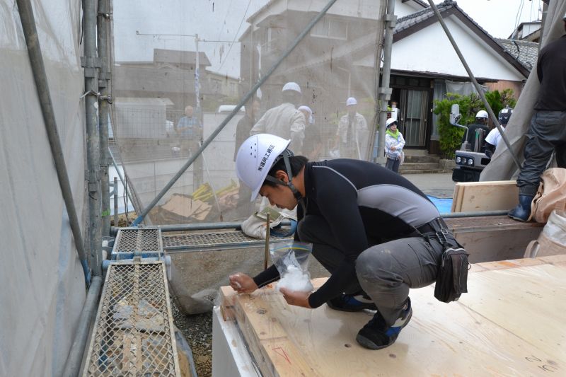 福岡県宗像市田熊01　注文住宅建築現場リポート④　～上棟式～