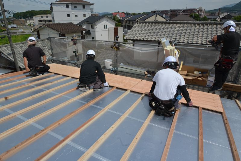 「宗像市田熊01」注文住宅現場リポート④【上棟式】