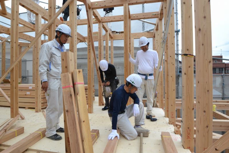 福岡県宗像市田熊01　注文住宅建築現場リポート④　～上棟式～