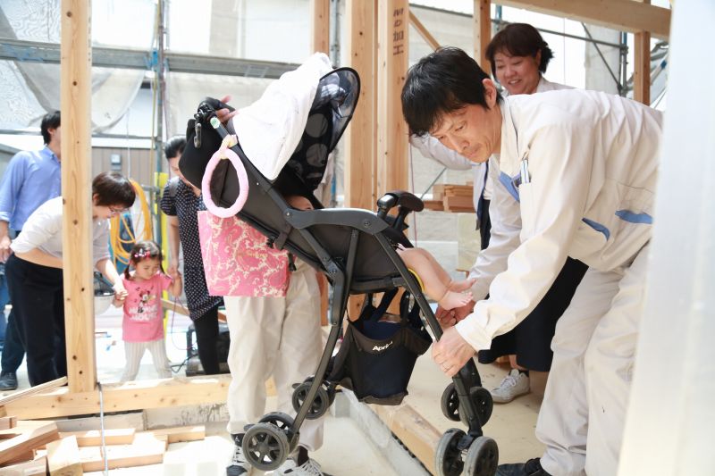 「宗像市田熊01」注文住宅現場リポート④【上棟式】