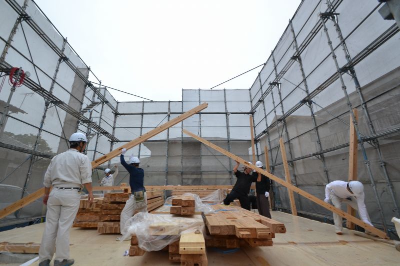 「宗像市田熊01」注文住宅現場リポート④【上棟式】